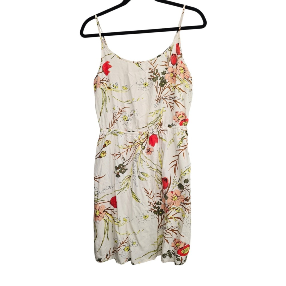 Old Navy Floral Sundress Size M Elastic Waist‎ Cottagecore Boho Casual Summer